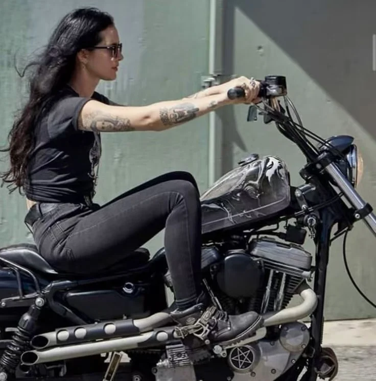 女孩机车风|阿美咔叽|美式复古穿搭