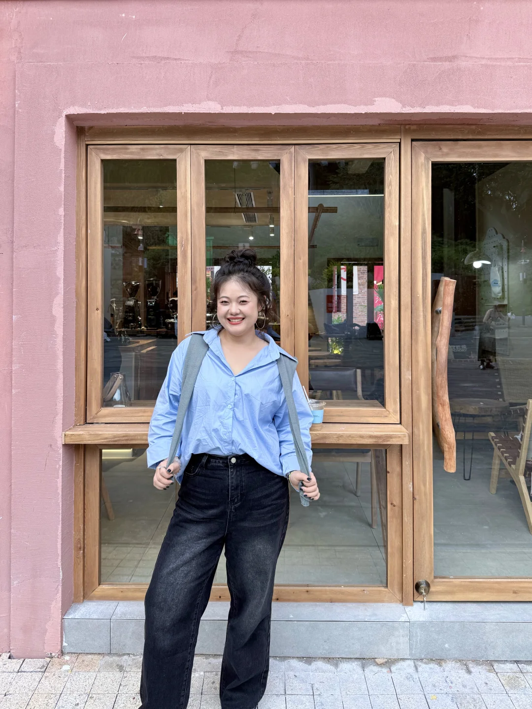 160 140斤｜微胖ins韩系极简风太好看了吧～