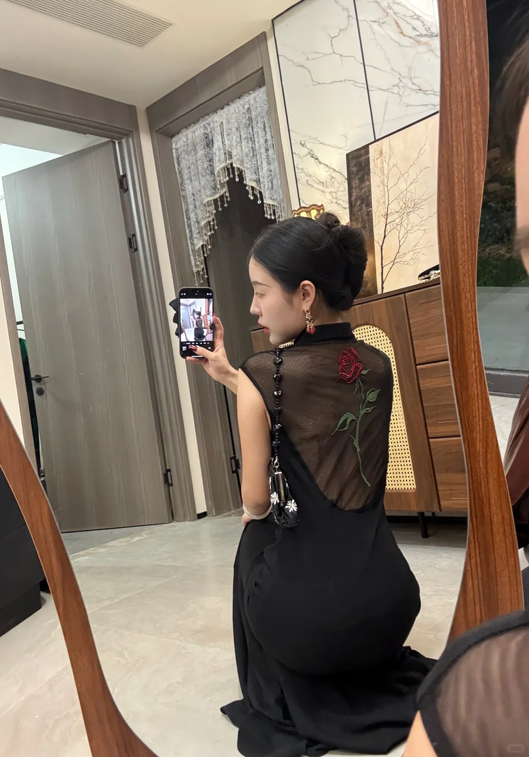 因为后背爱上这件旗袍～