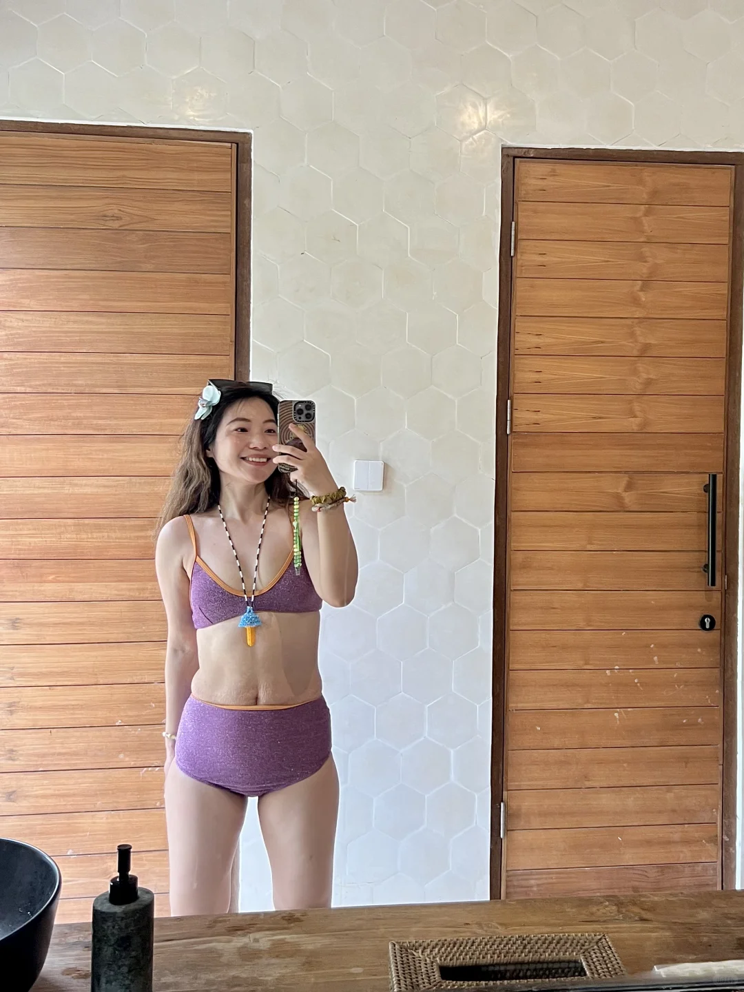 人生第一次比基尼👙坦然接受赘肉和妊娠纹