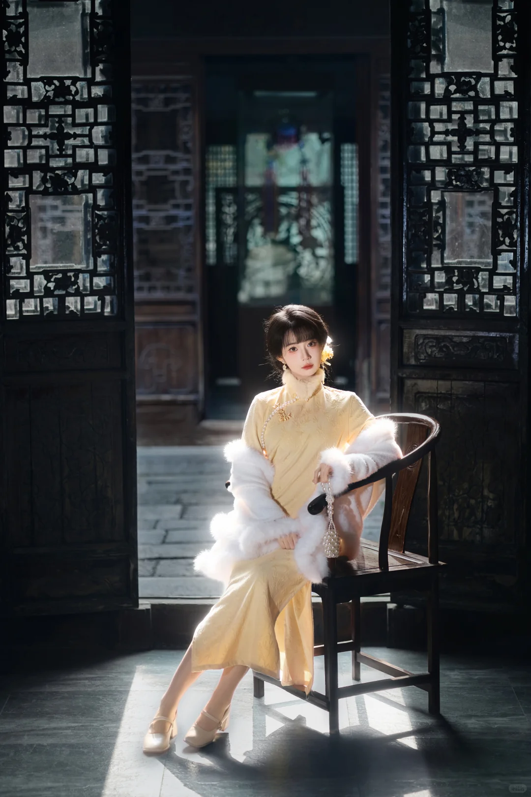 这个冬天我们一起看雪吧❄️南京冬款旗袍写真