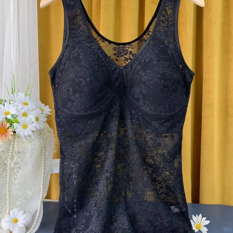 文胸一体打底背心女薄款束身美体无钢🌊