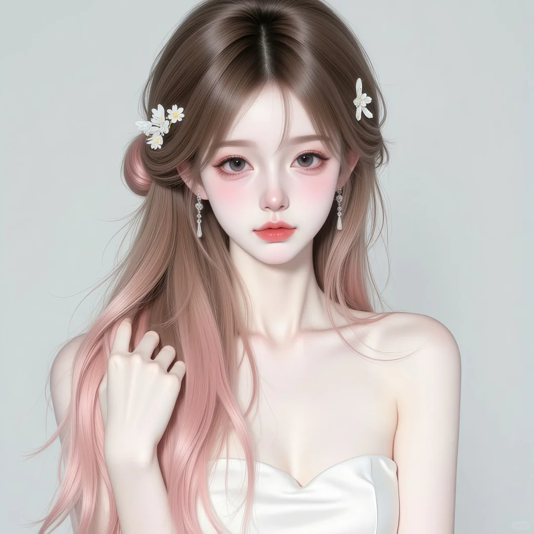 粉粉嫩嫩的仙女风～喜欢的可以拿图哦～