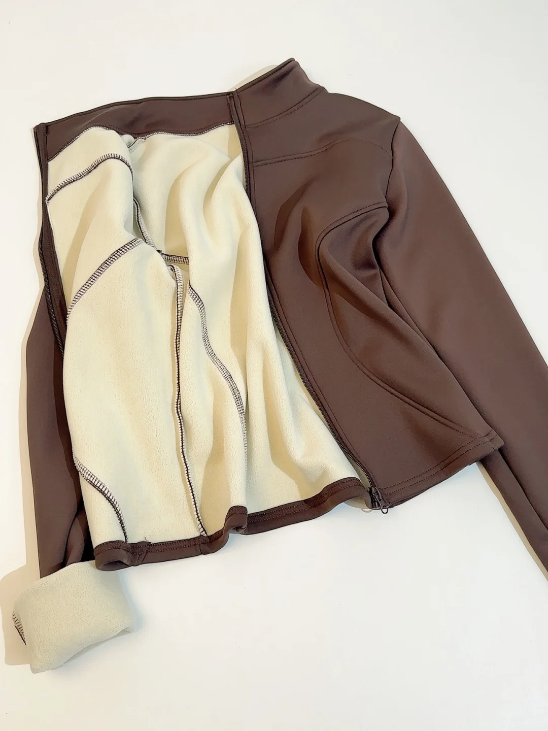 秋冬运动穿搭刚需！39元加厚绒瑜伽外套太绝