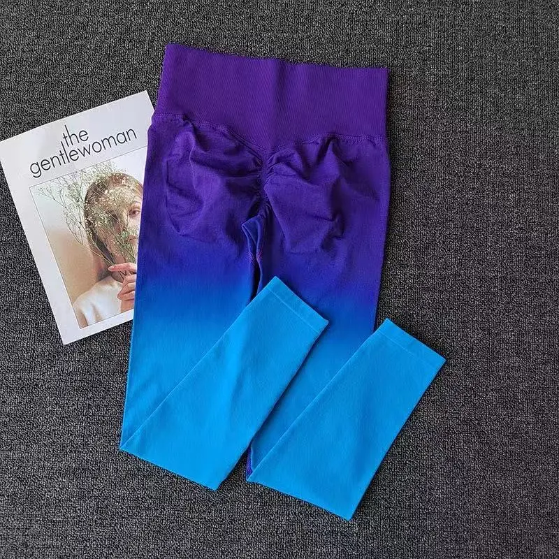 被问麻了❗ 这高腰渐变色蜜桃裤必须安利