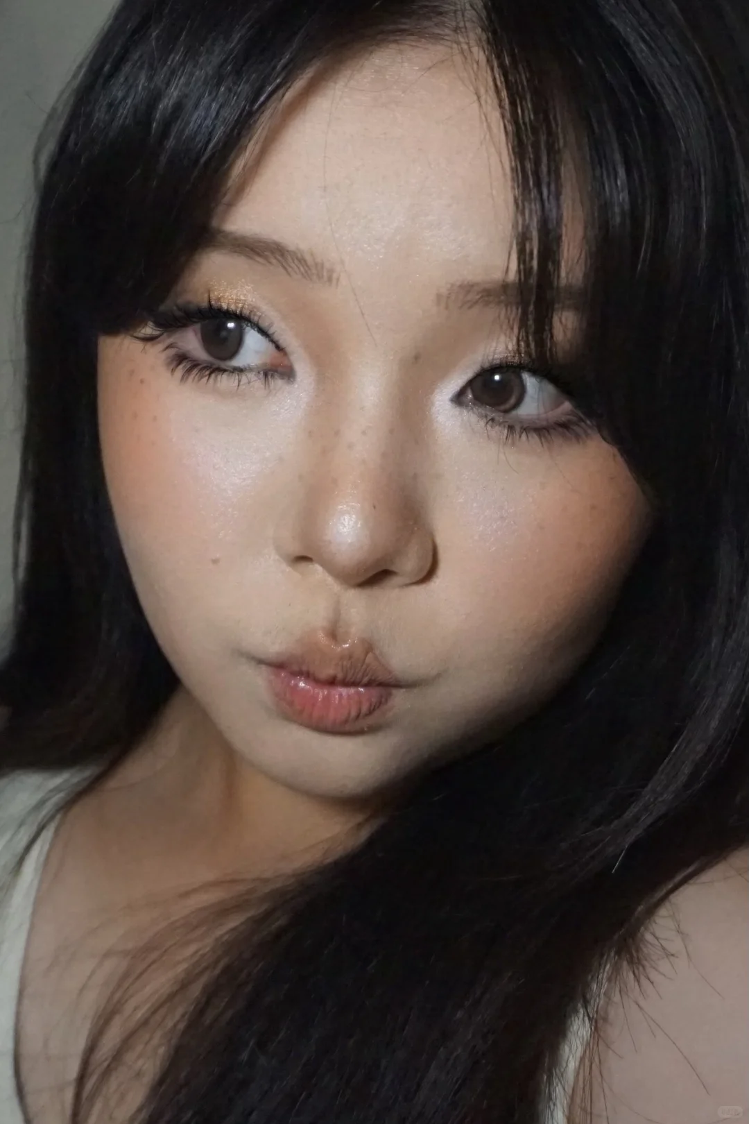 适合单眼皮圆脸宝宝的秋冬亚裔妆🍃