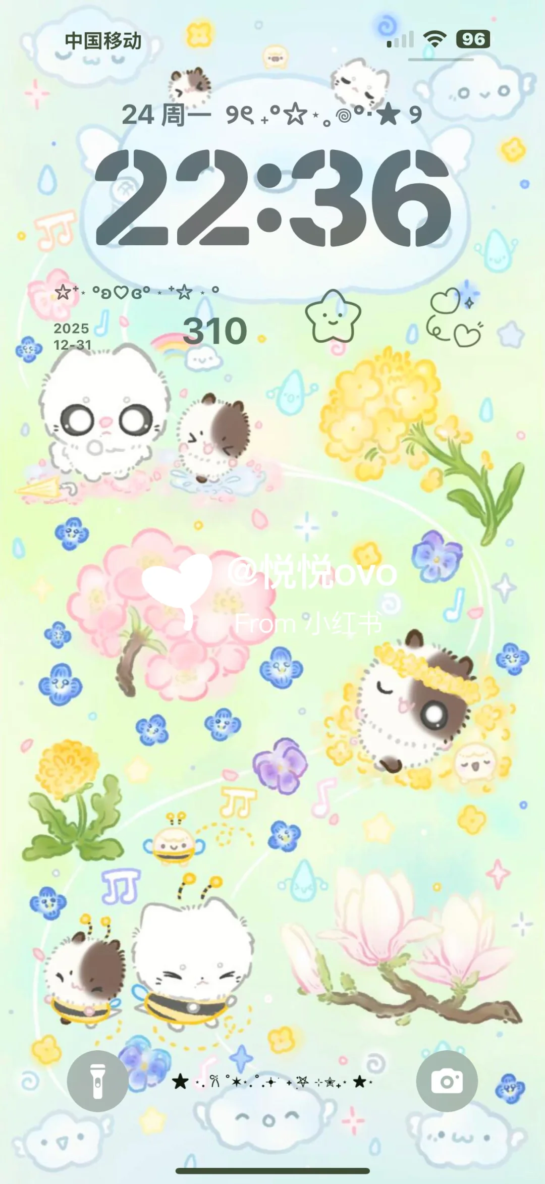 🫧•͈ᴗ⁃͈今日可爱锁屏壁纸分享★