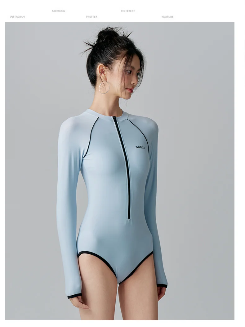 黛岱泳衣女游泳馆专用2025新款连体保守