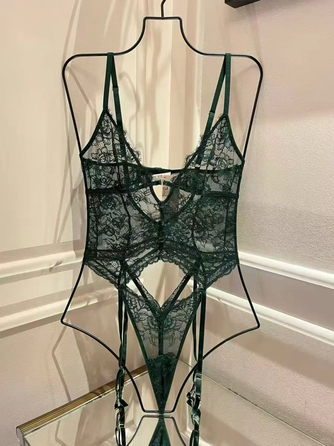 维密高品质孔雀绿内衣🟢