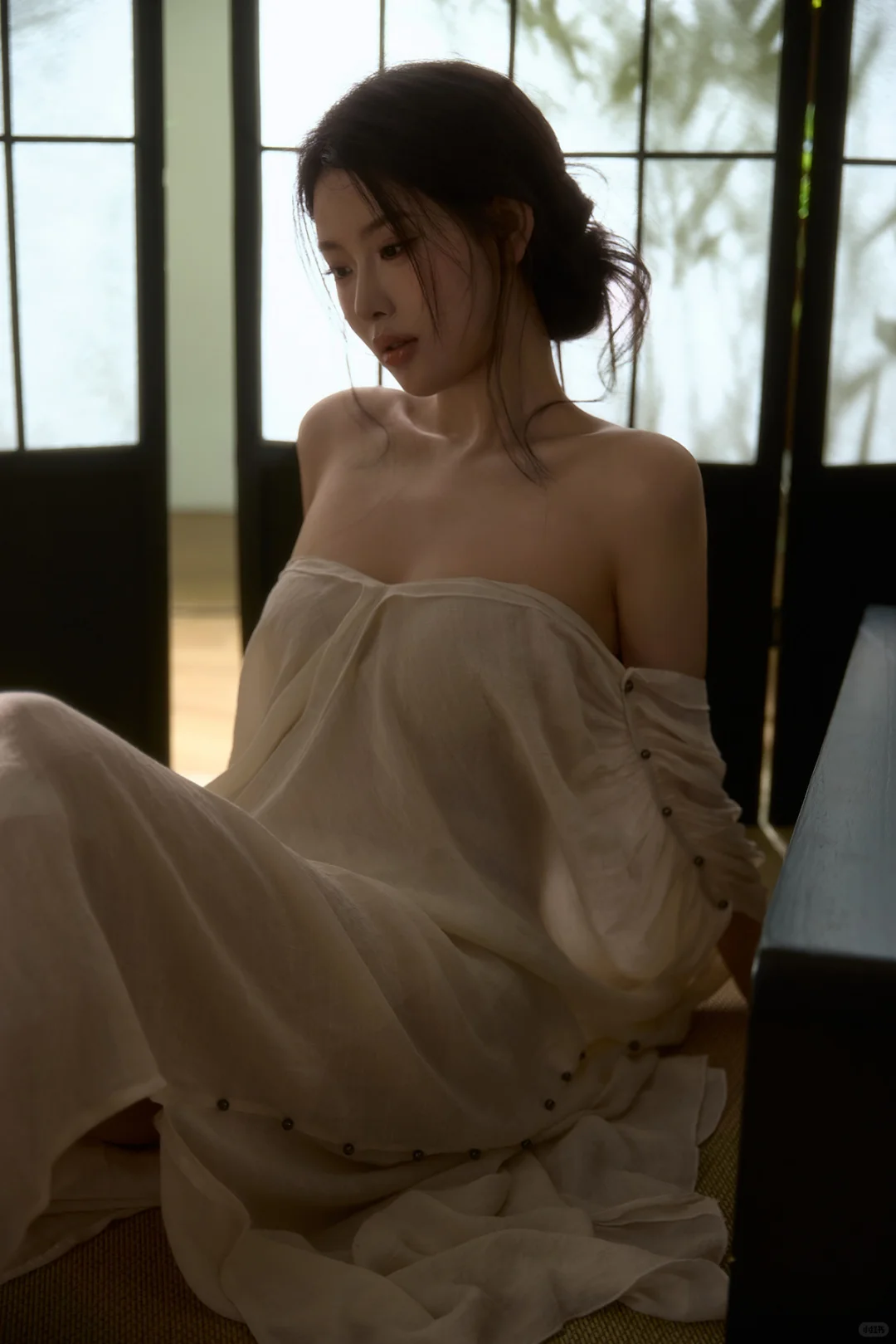 🍃🍃「竹影婆娑」清冷感纯欲私房写真