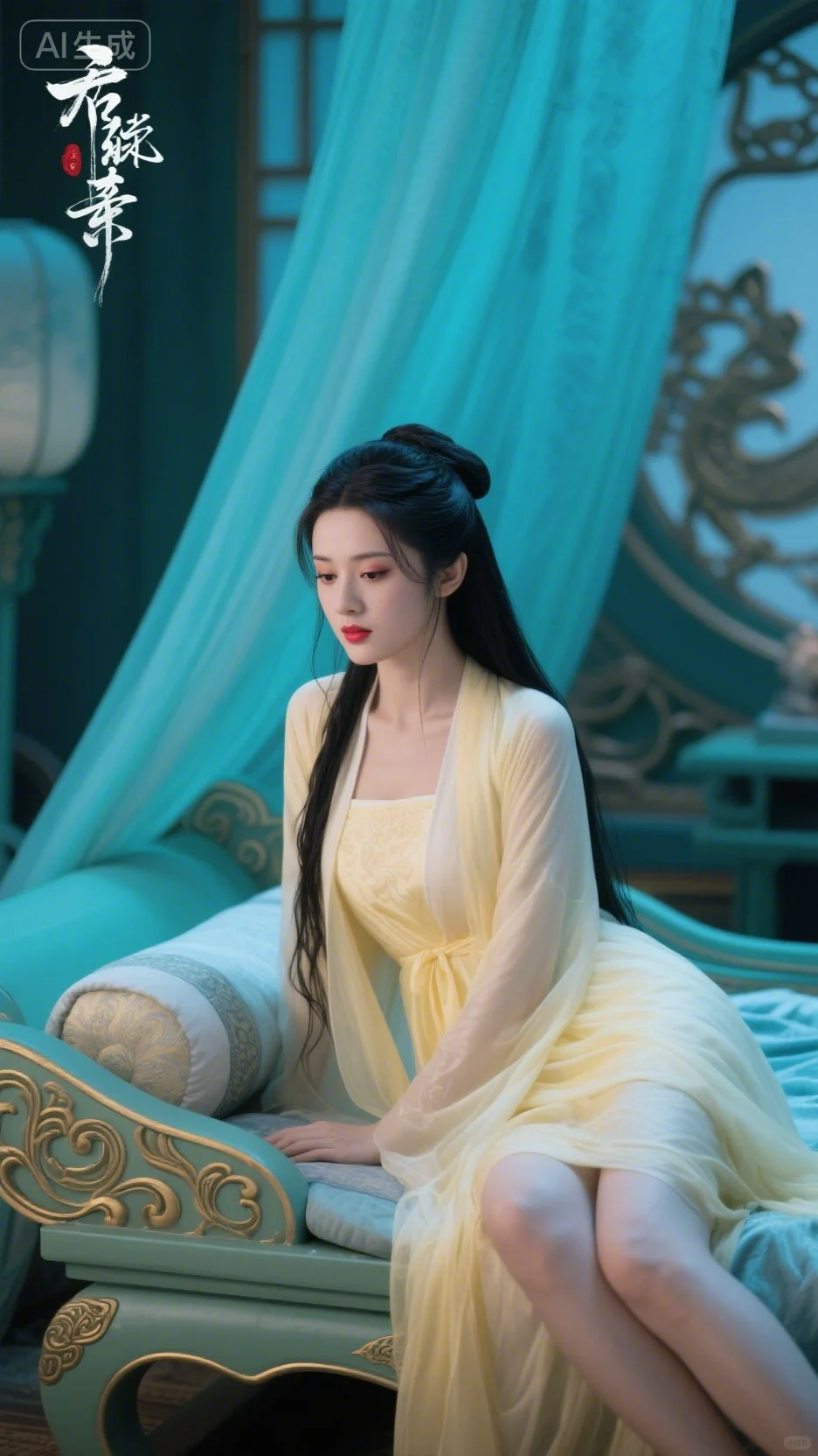 创意摄影，贵妃出浴