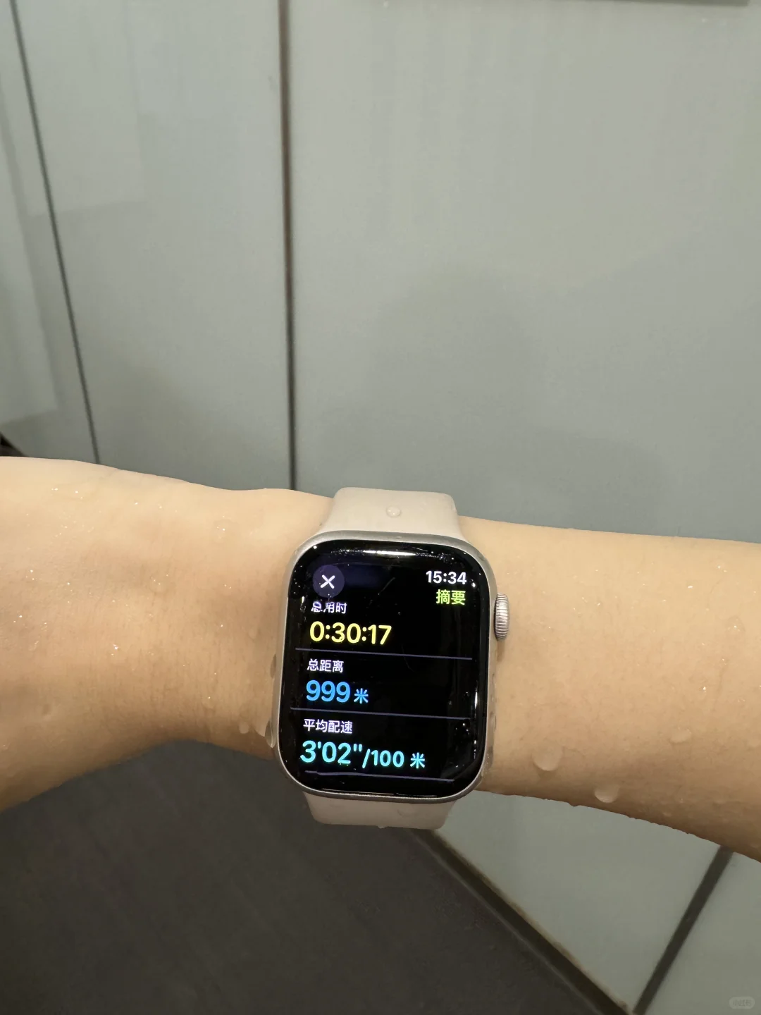 坚持游泳1年的背……