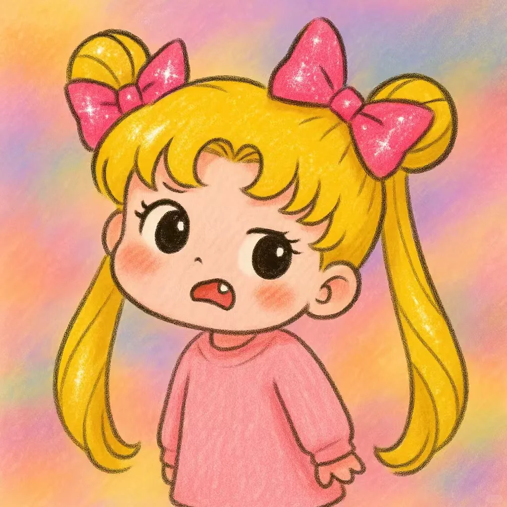 好可爱的美少女战士头像～