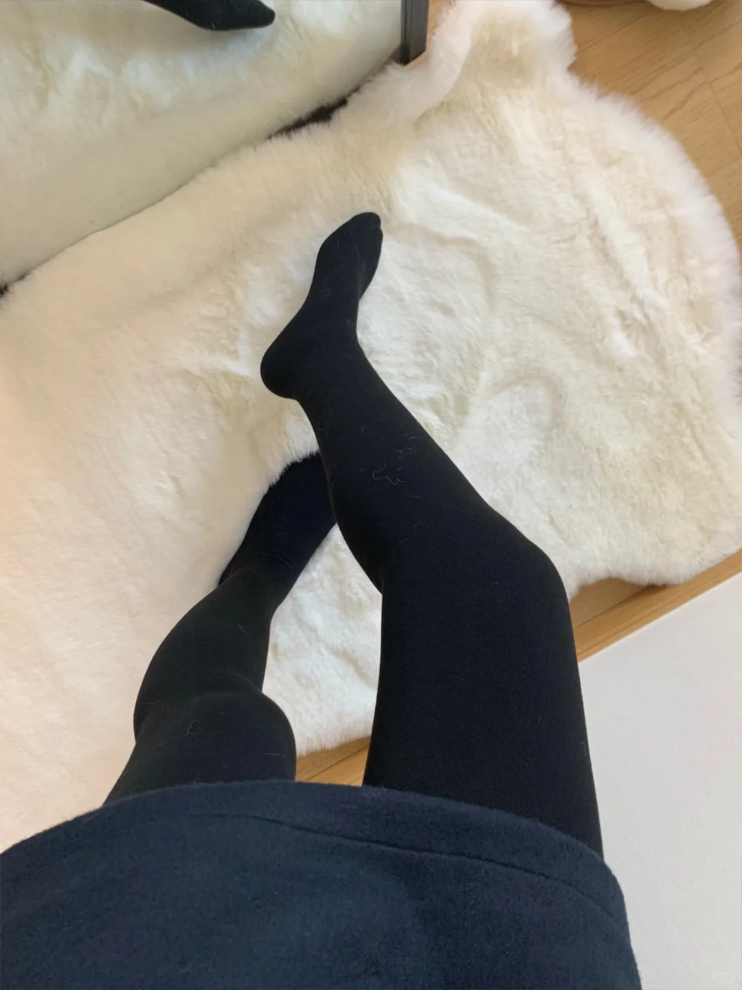 怕冷星人狂喜！加绒连裤袜 踩脚设计 零下5℃