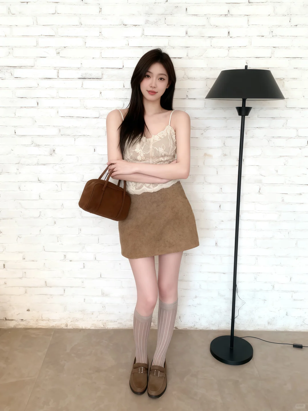 纯欲蕾丝吊带穿搭，温柔又斩男谁懂