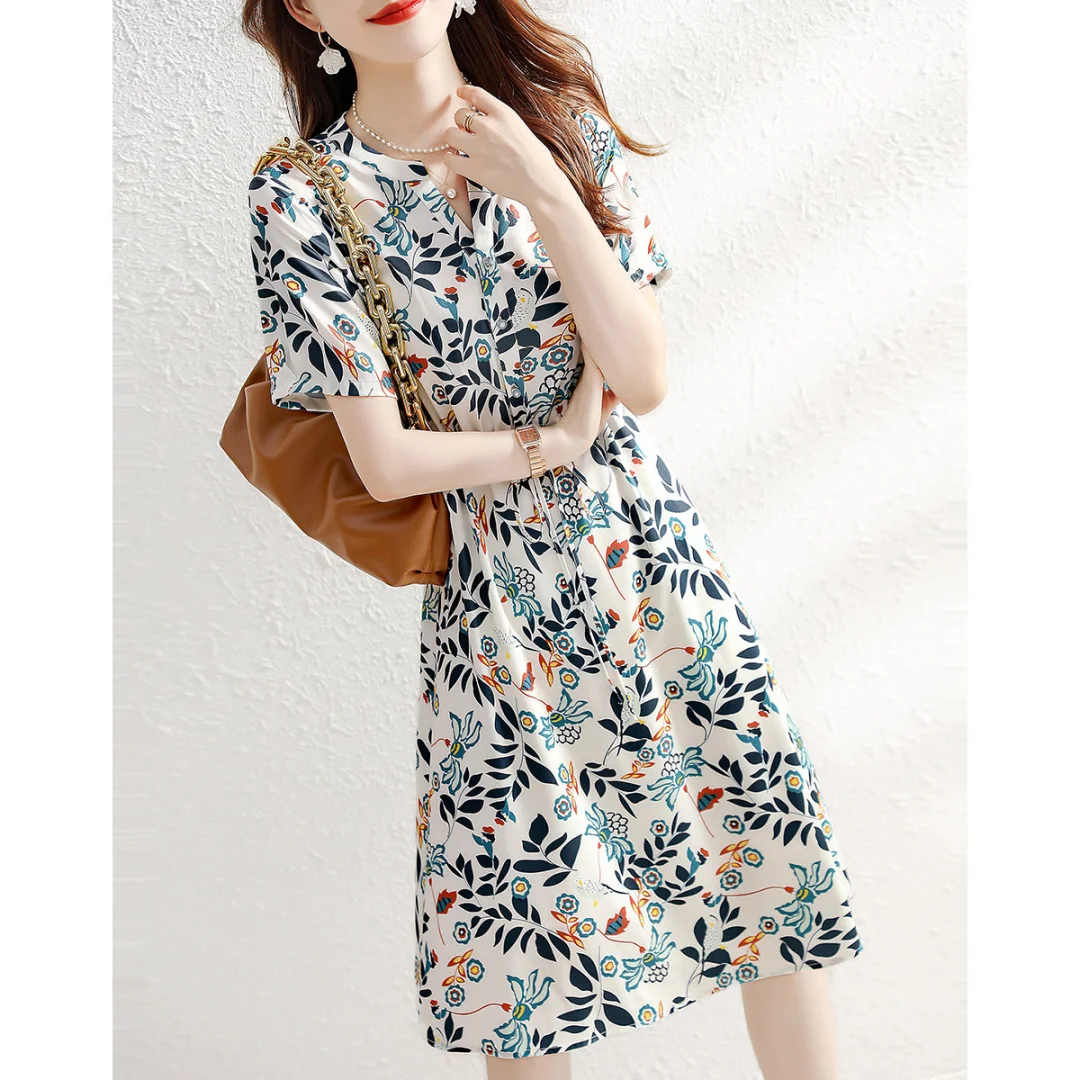 这裙子真的太显气质了！走在路上回头率超高