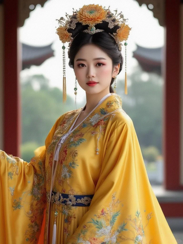 AI作图第207次（御园风华・金缕娇颜）