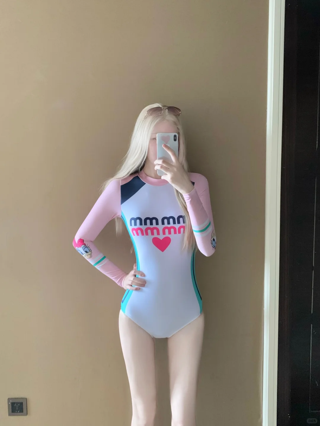 今日份游泳穿搭🏊‍♀️藏蓝色泳衣