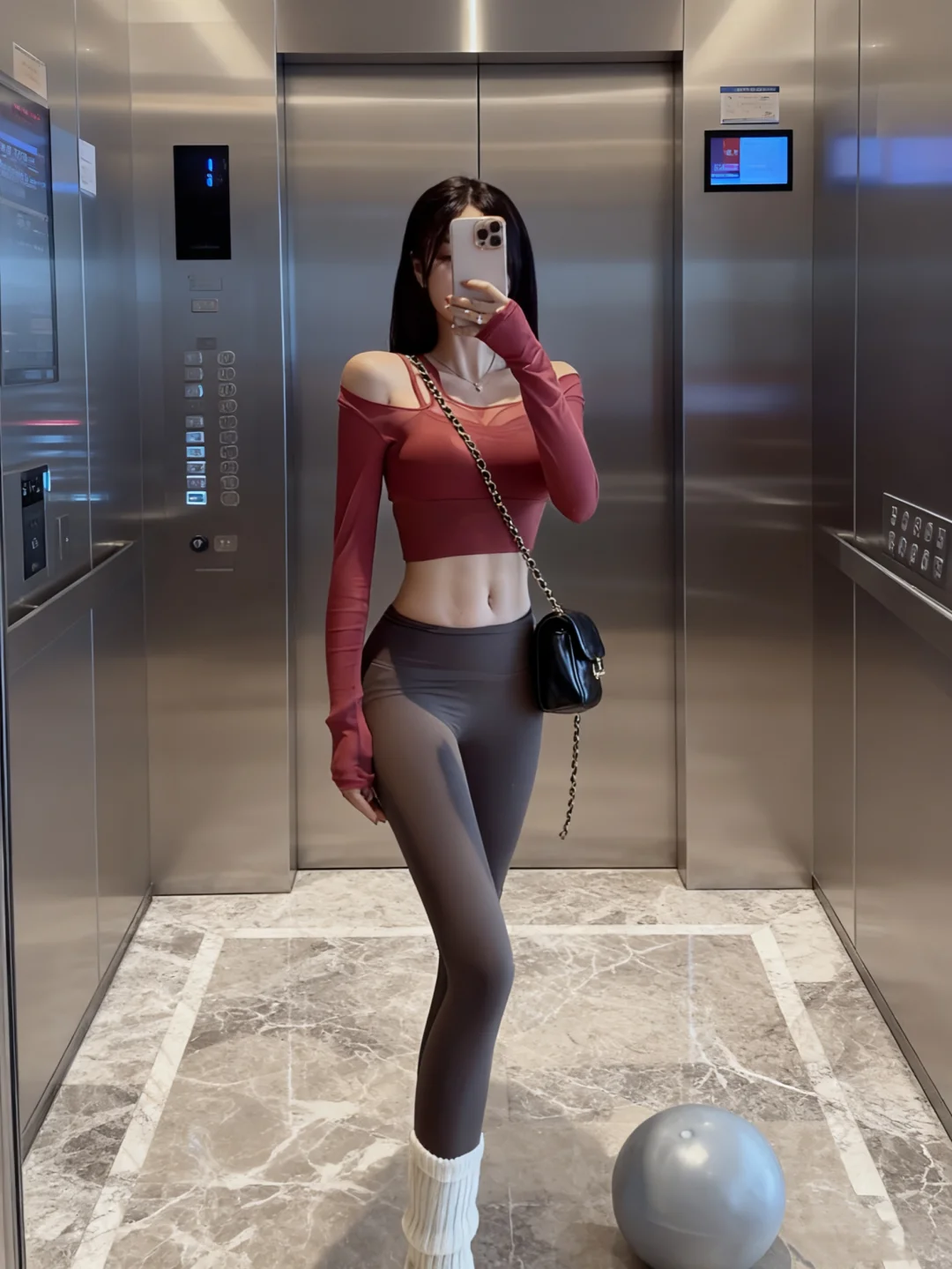 出街运动两穿的辣妹套装泰裤辣🥰