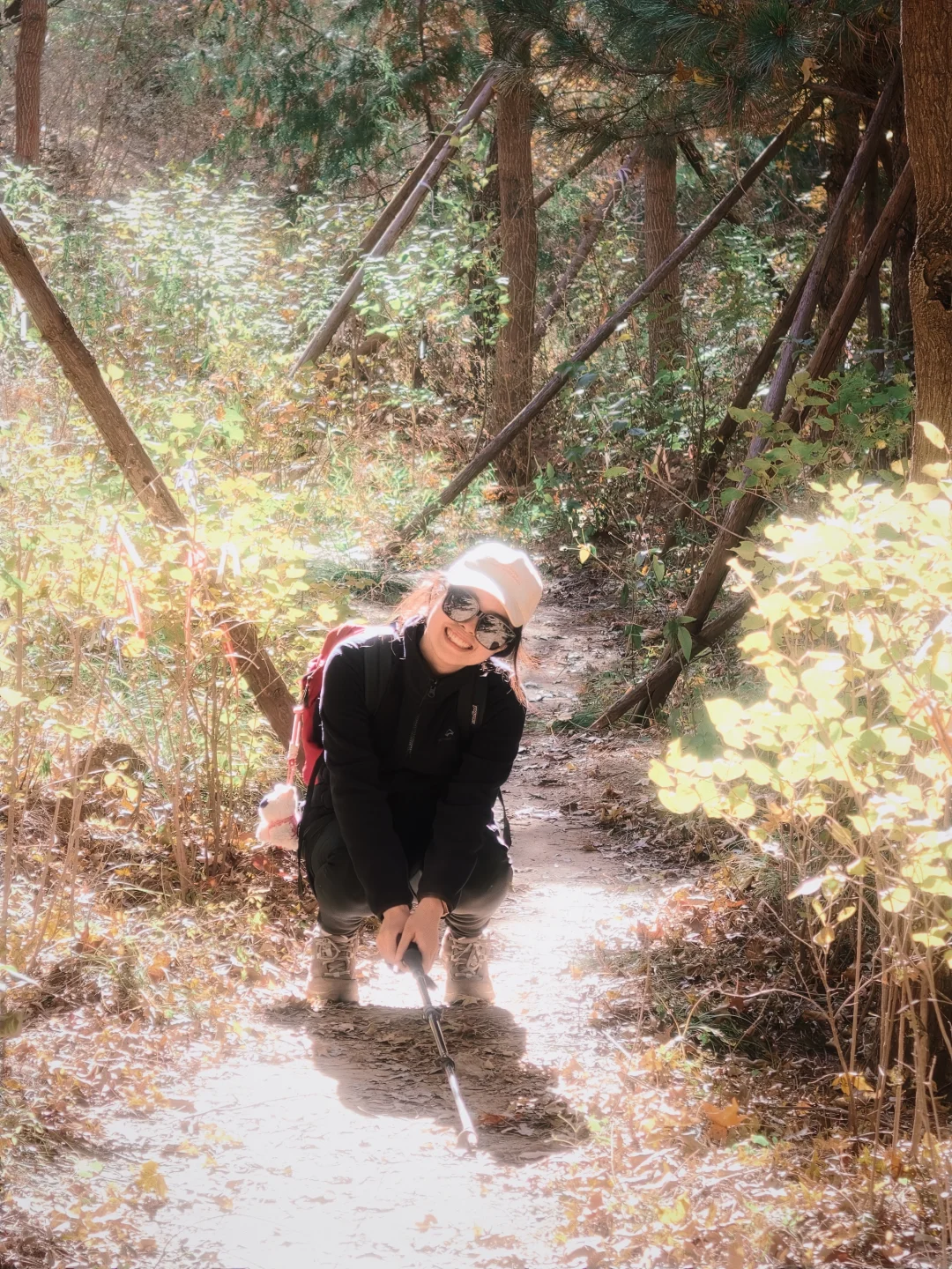 工科女研首次体验徒步就爱上了