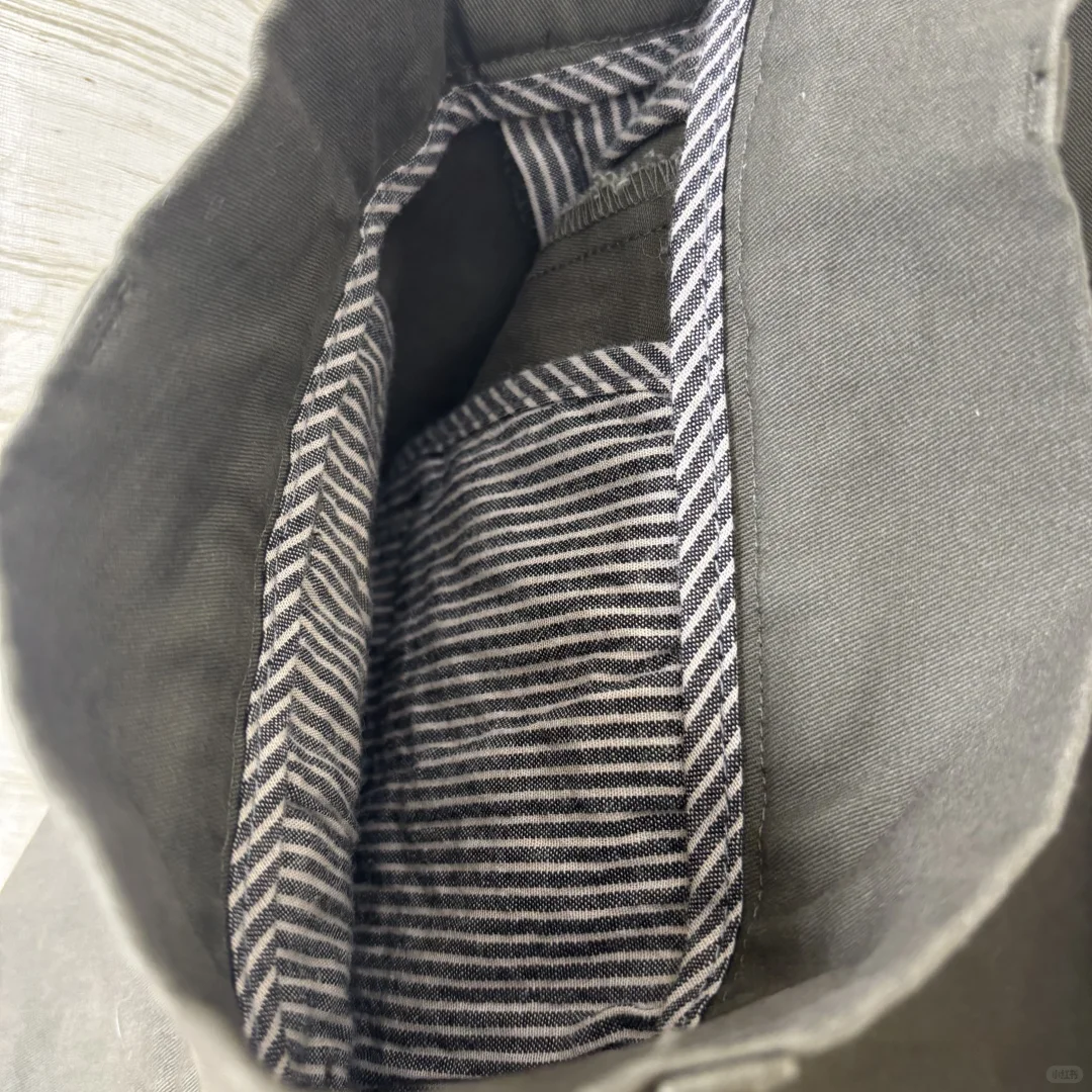 日系小众To@st~宽松纯棉高腰深褶哈伦休闲九