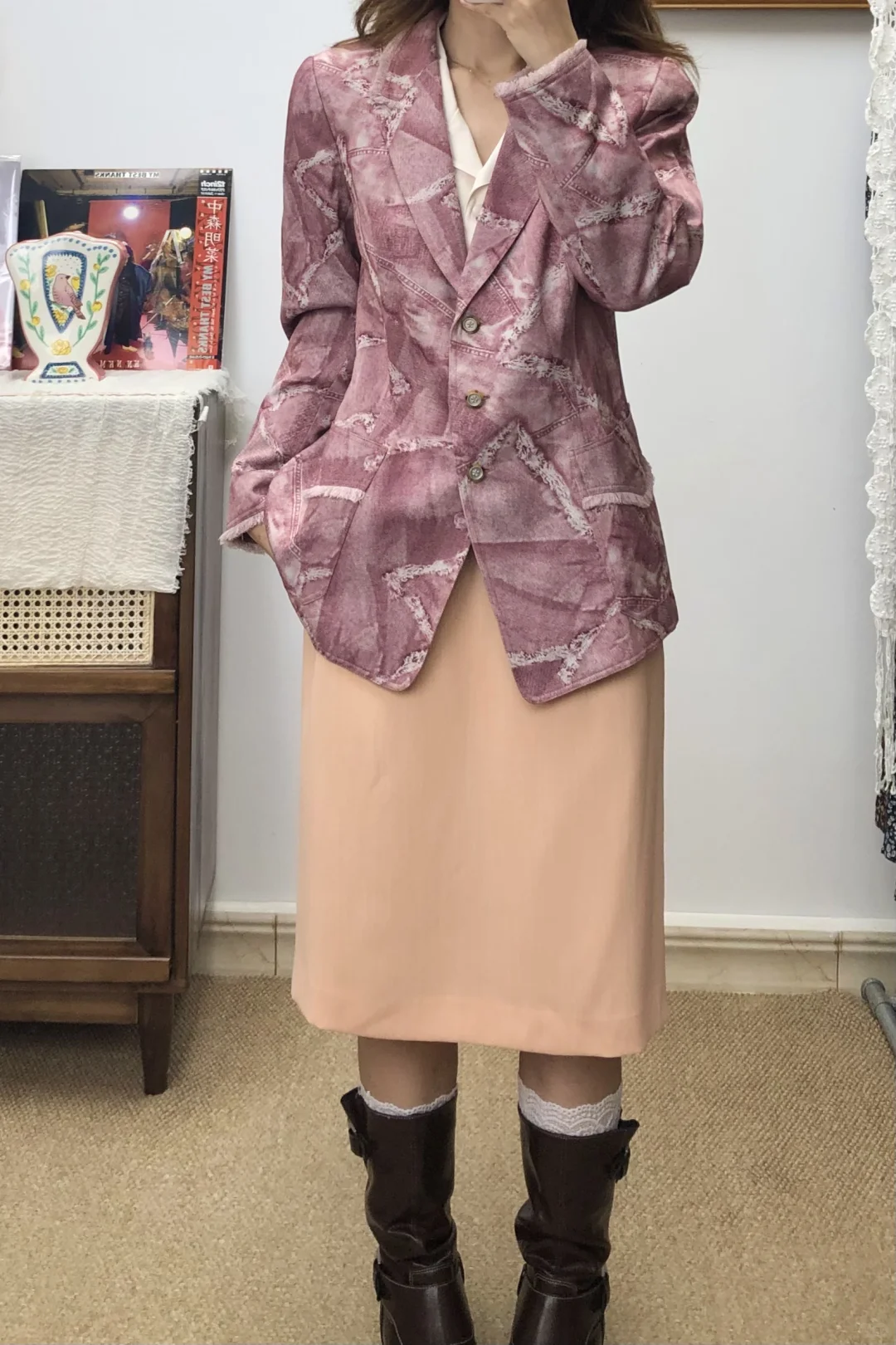 法式复古画报风外套