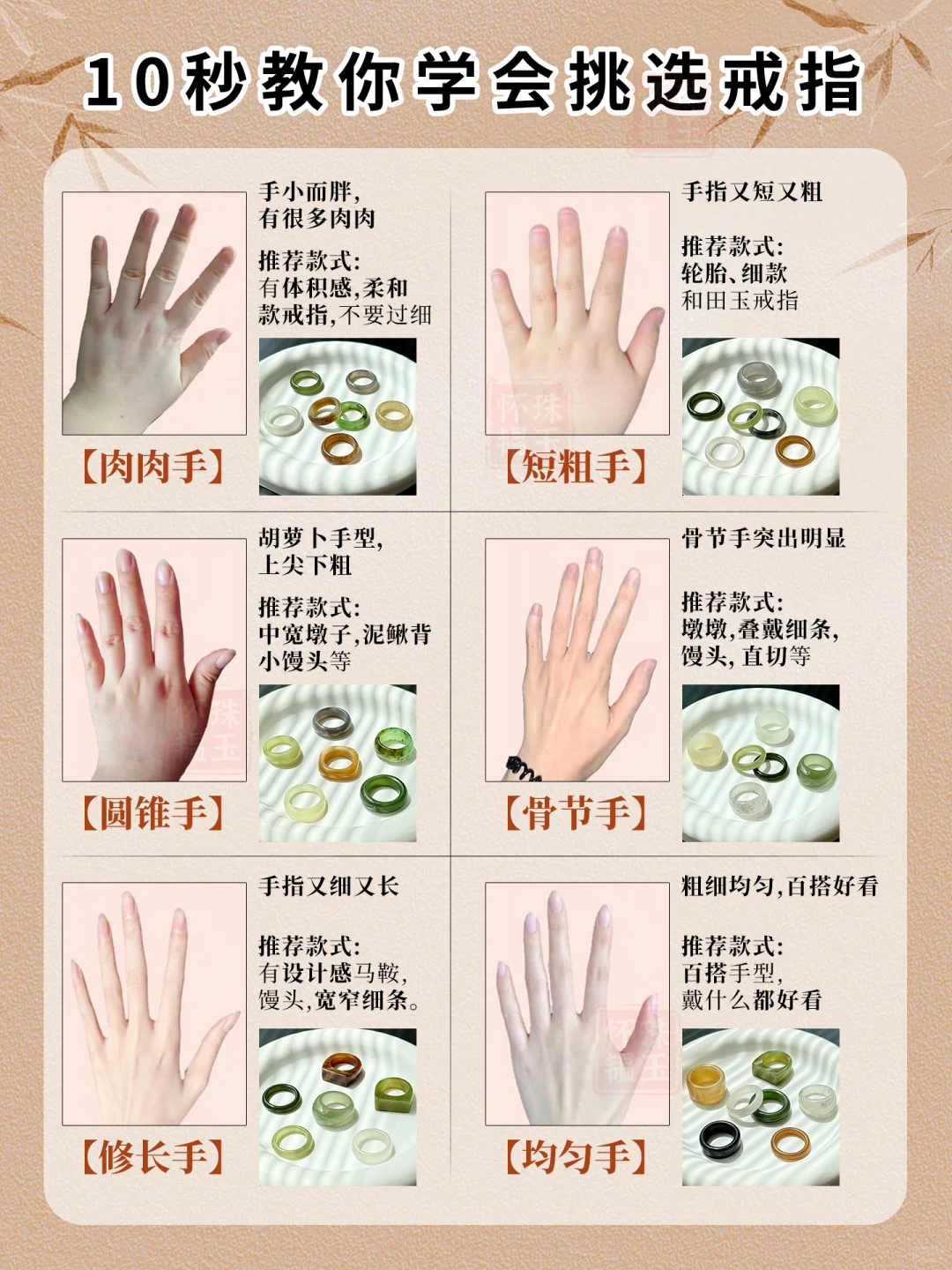 10秒教会你如何挑戒指