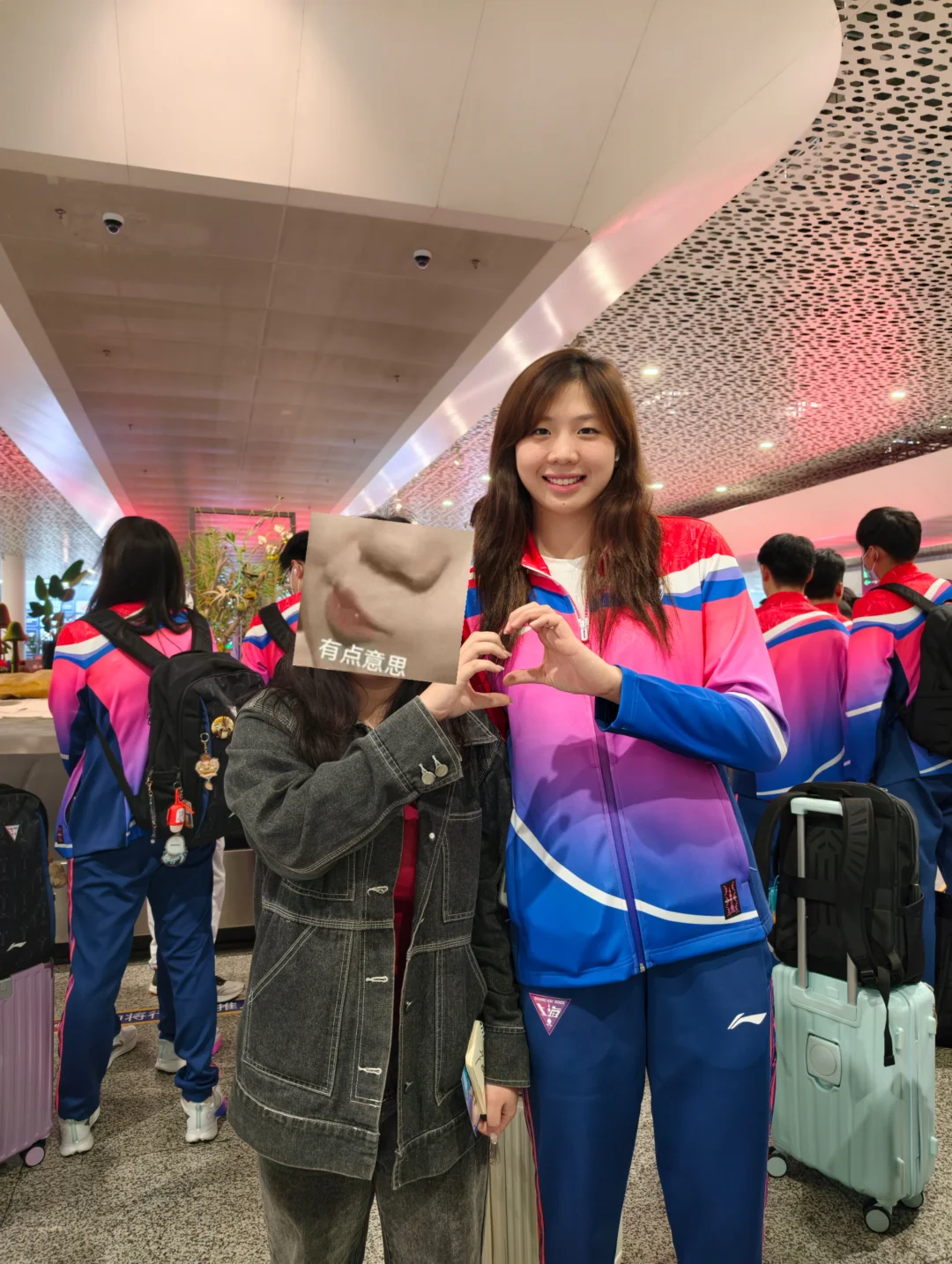 我在泳很幸福！