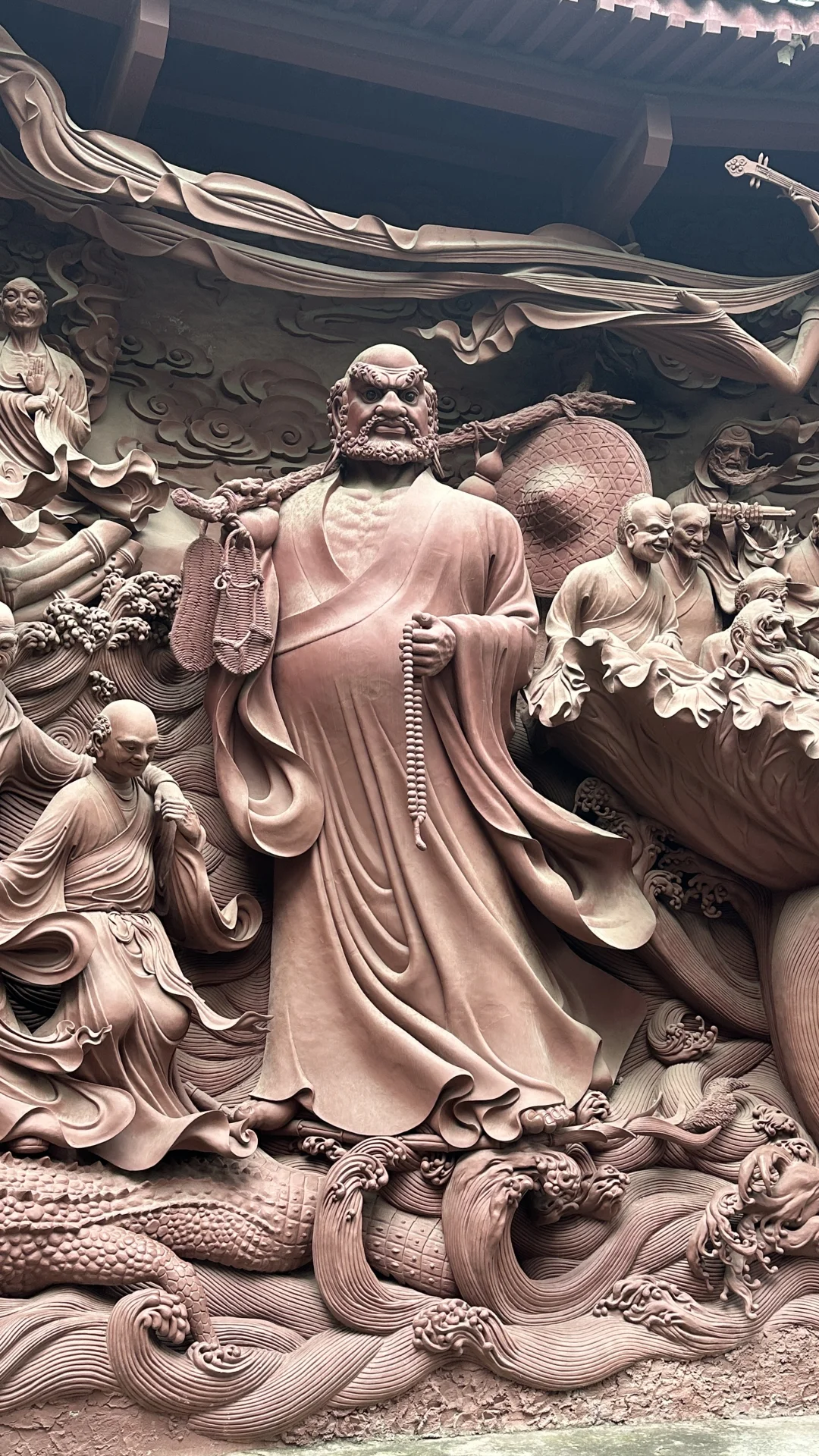 绵阳圣水寺泥塑3