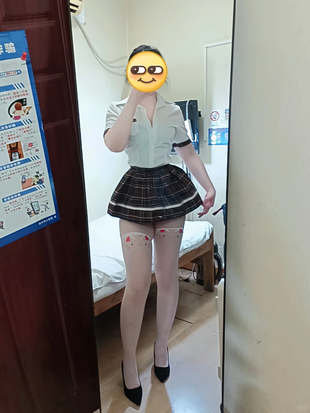 肉腿也能穿可爱的袜子