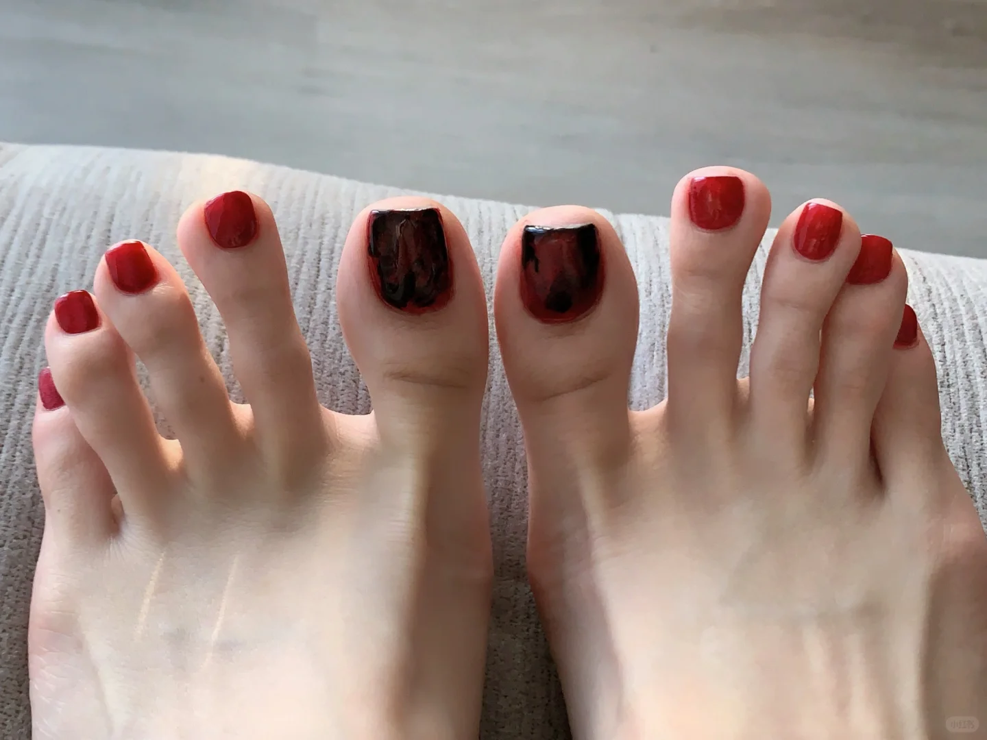 湾区足部美甲|看看希腊脚都是瘦脚丫