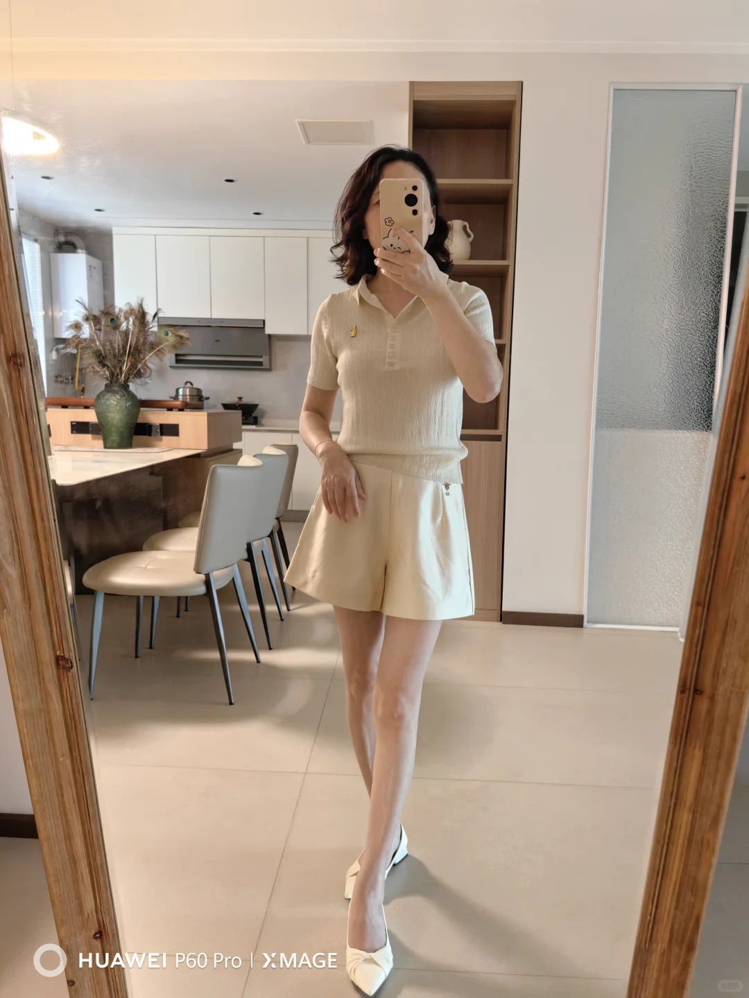 50+穿搭！🌿谁说通勤不能穿短裤？