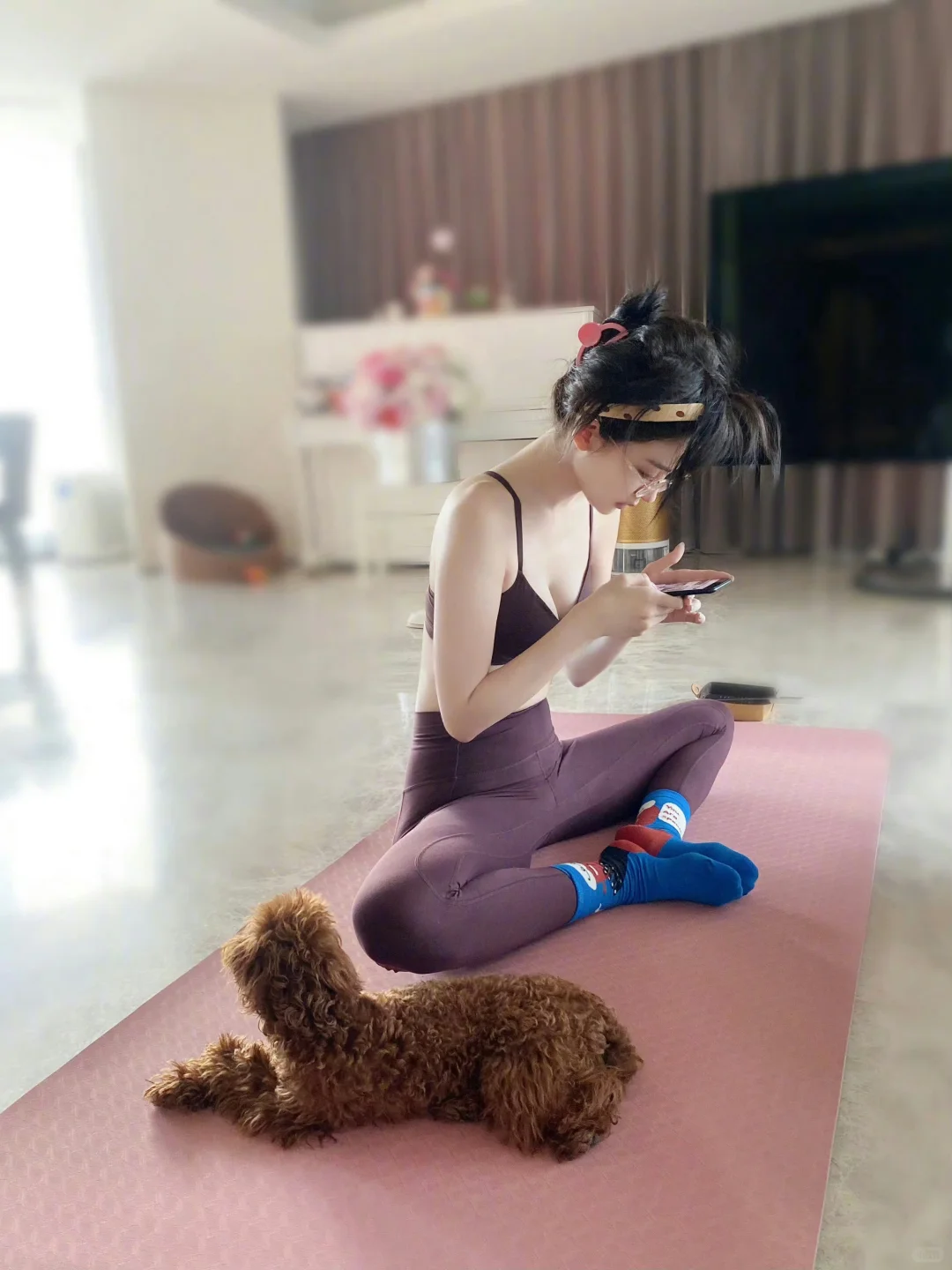 古力娜扎也练过瑜伽