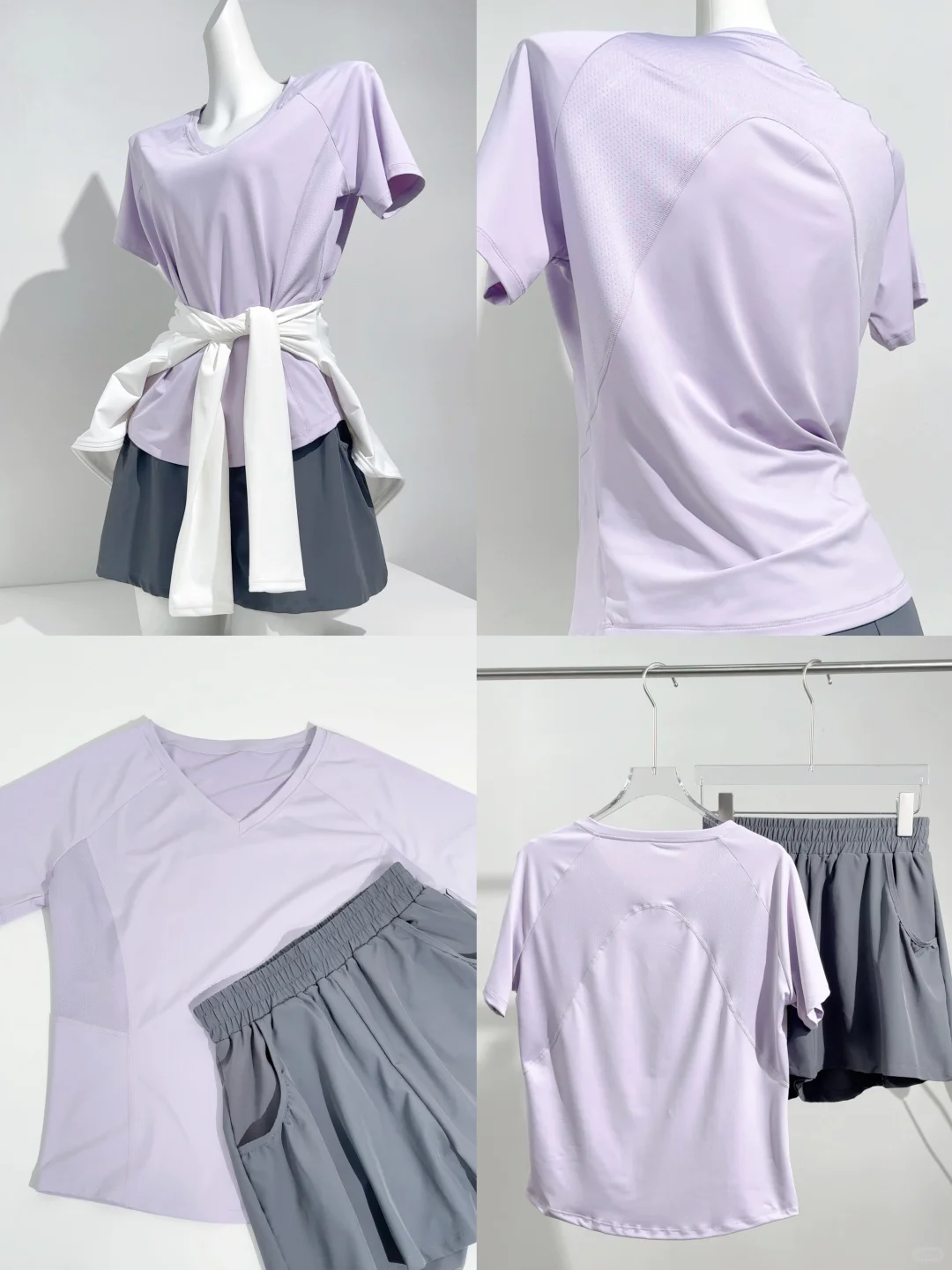 早秋瑜伽服套装｜💜香芋紫真的好温柔～