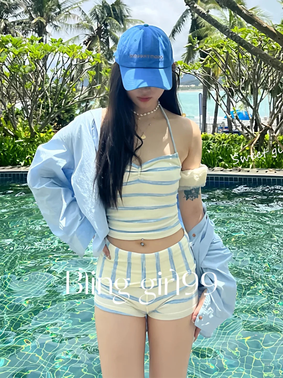 泳衣分享|海边度假穿搭🏖️条纹真的yyds