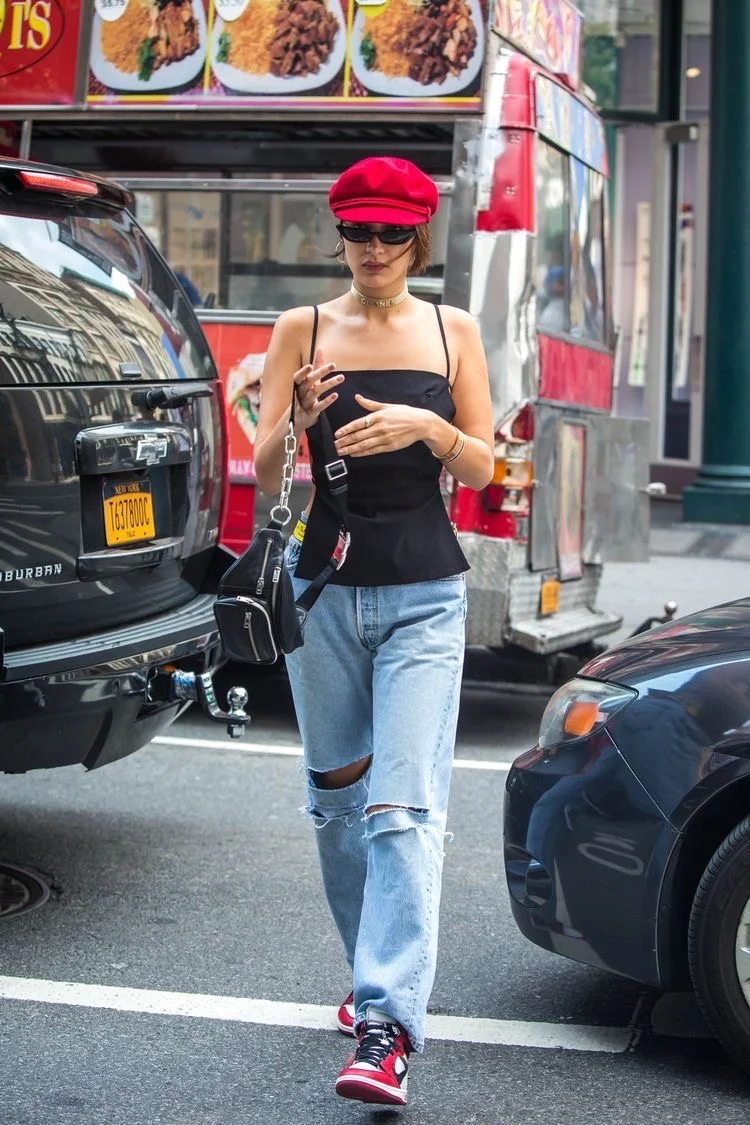 Bella Hadid 街拍合集📓Jeans复古美式穿搭