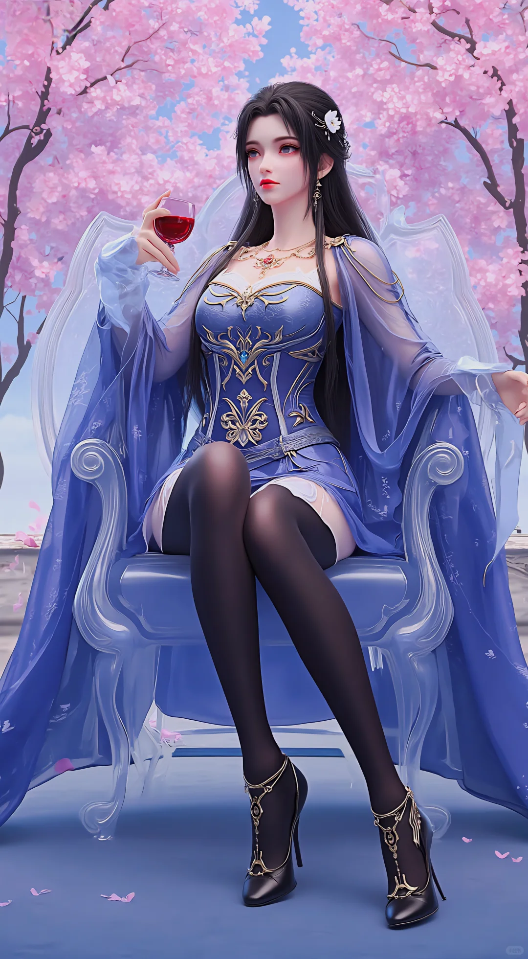 国漫女神壁纸10、喜欢的礼貌拿图