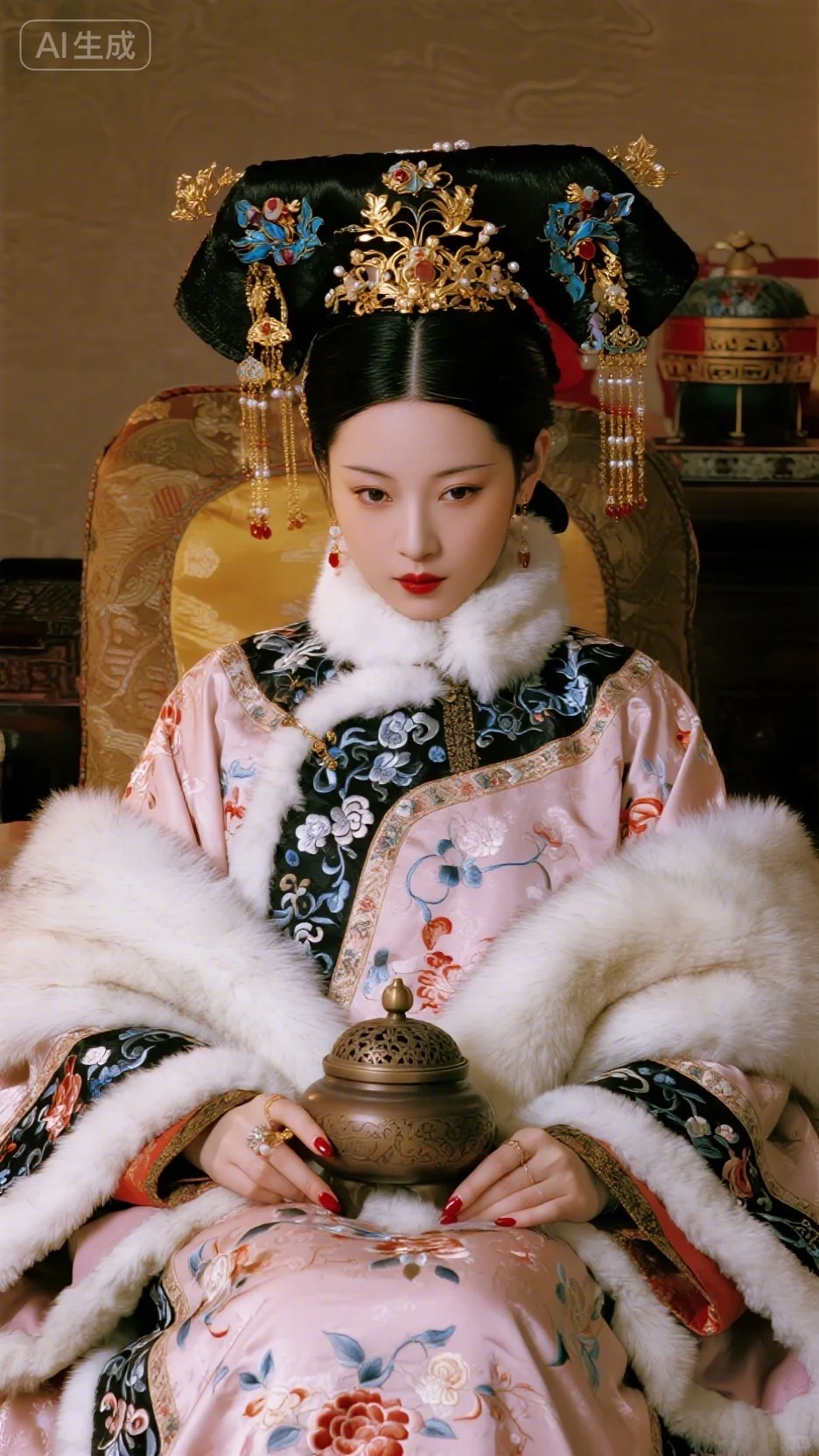 每年进贡的上好皮子都送到贵妃宫里了......