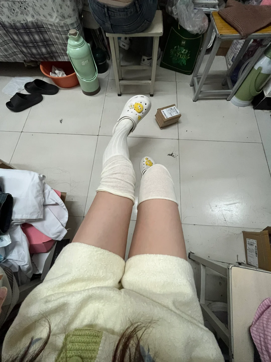 女大不骗女大这条过膝袜不勾丝 不掉筒