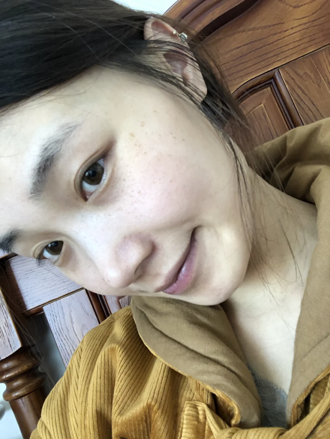 纯素颜苹果前置摄像头，打回原形！