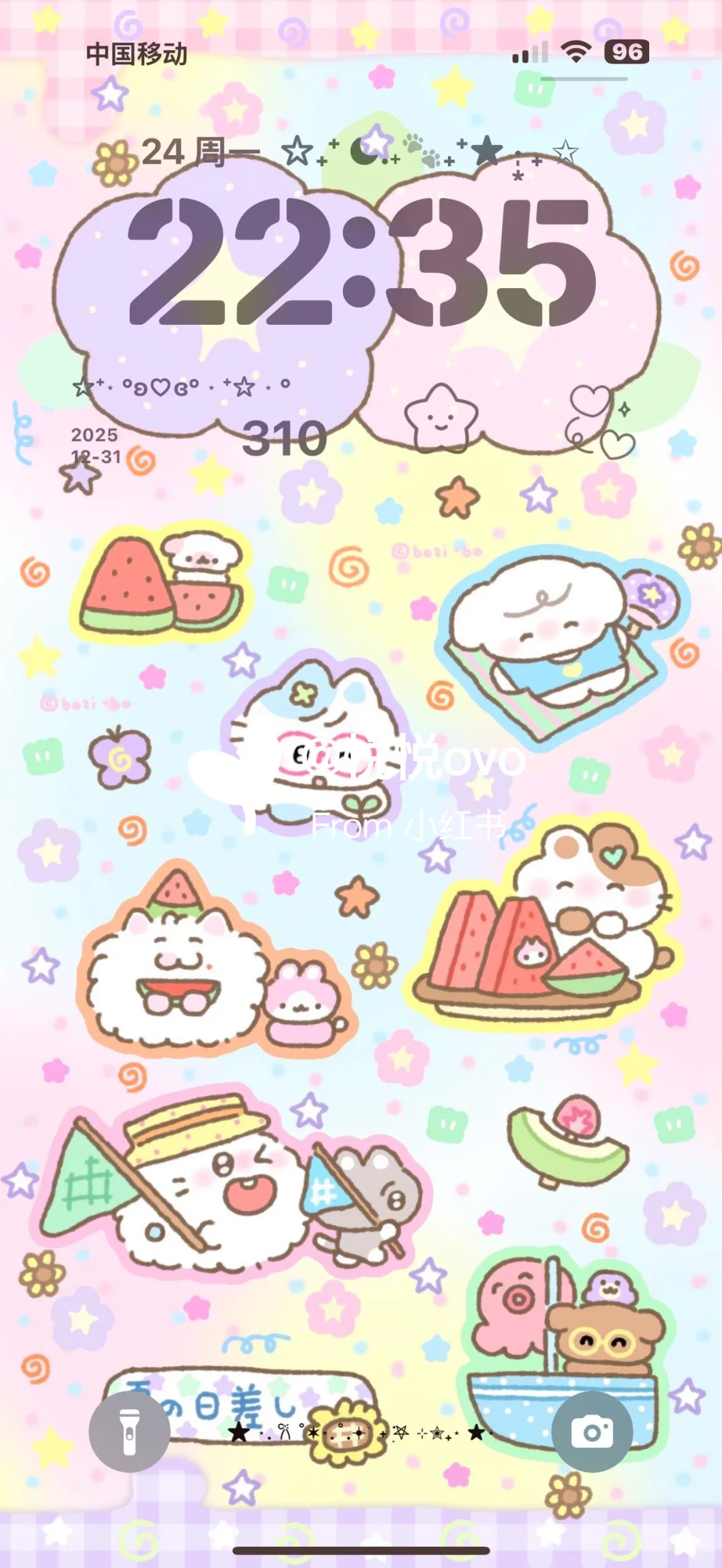 🫧•͈ᴗ⁃͈今日可爱锁屏壁纸分享★