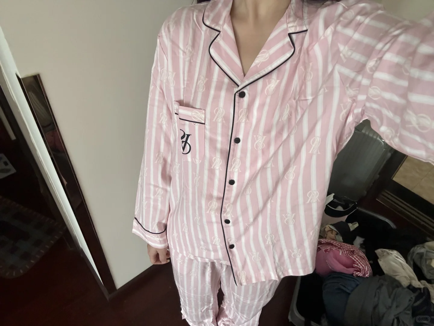 维秘睡衣m码170上身效果