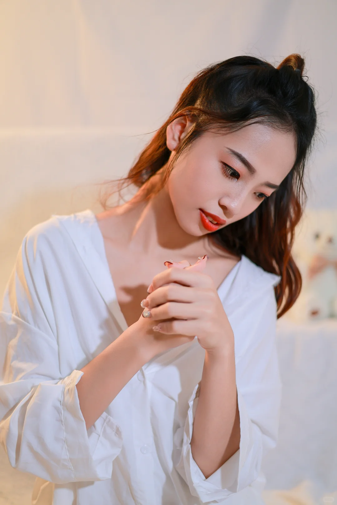 慵懒午后，纯欲风写真