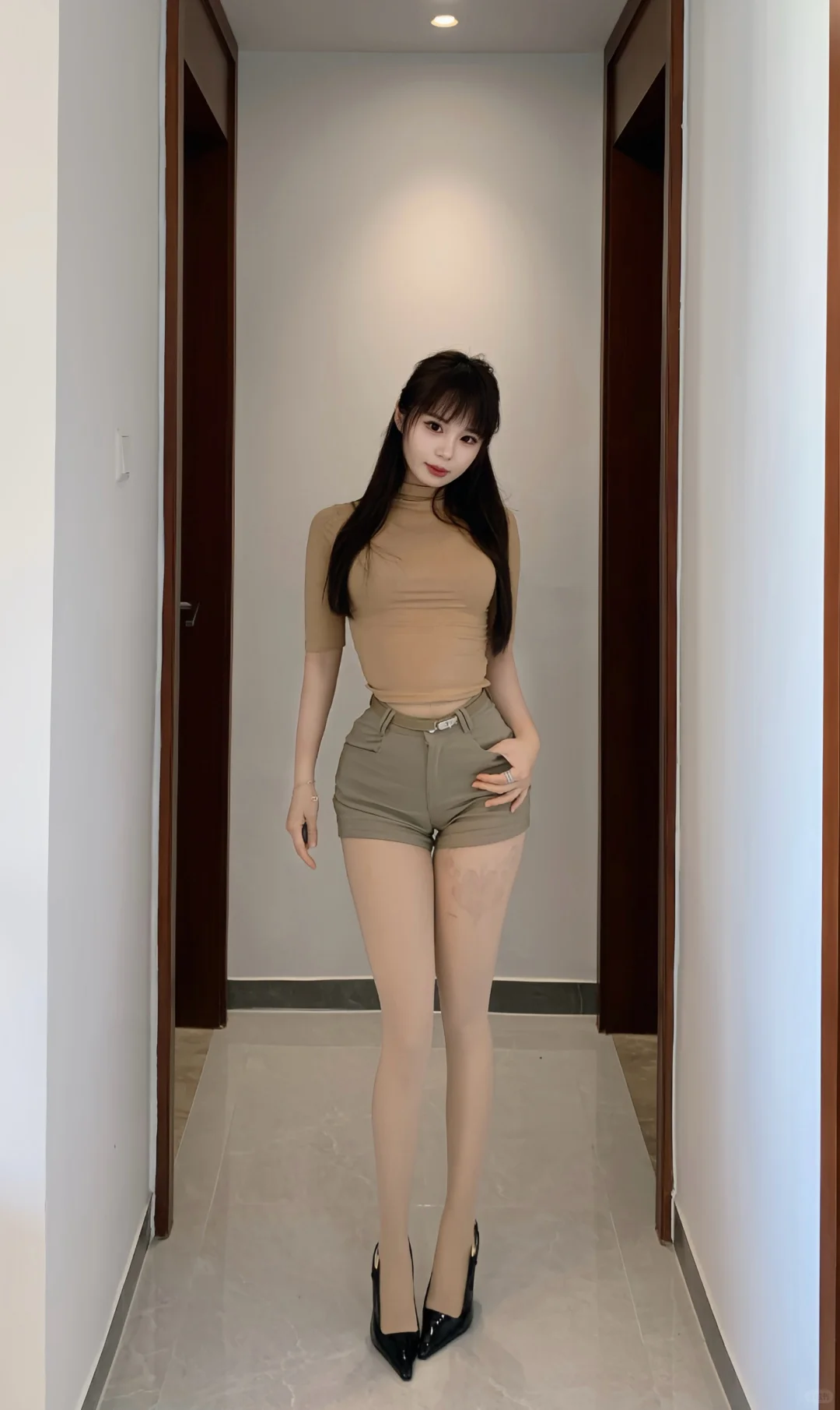 今日份的楼梯间摆拍、性感御姐