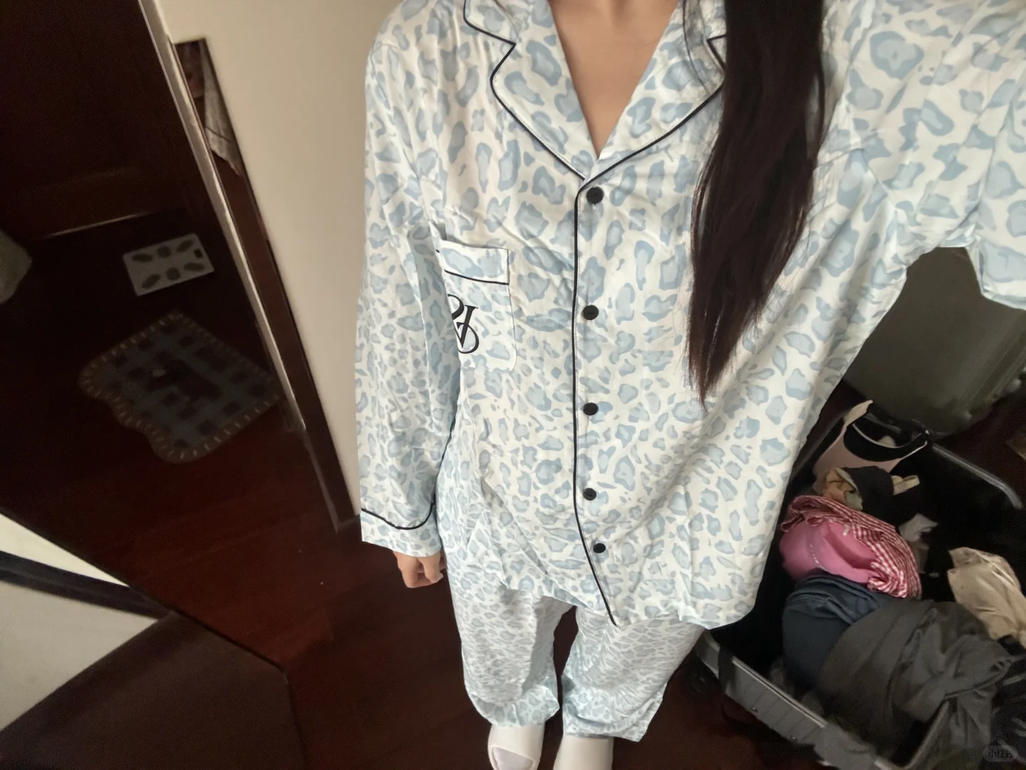 维秘睡衣m码170上身效果