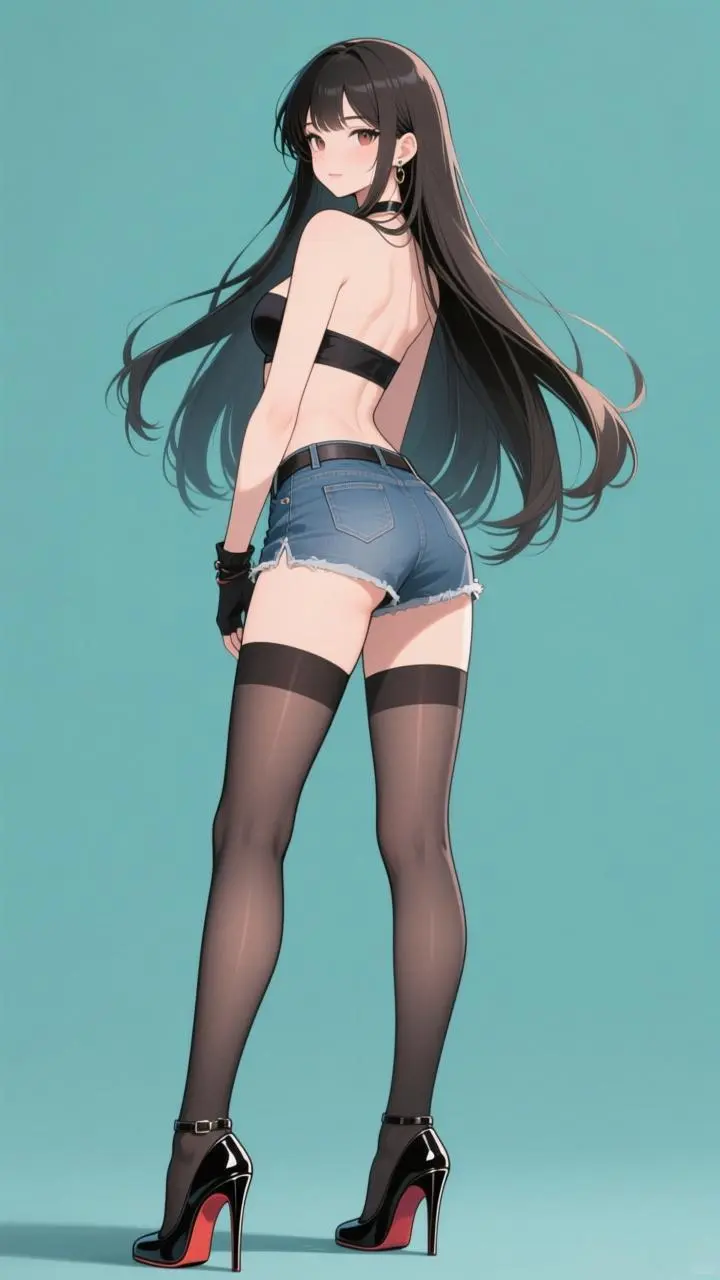 惹眼黑、白丝【漫眼观】美女-30