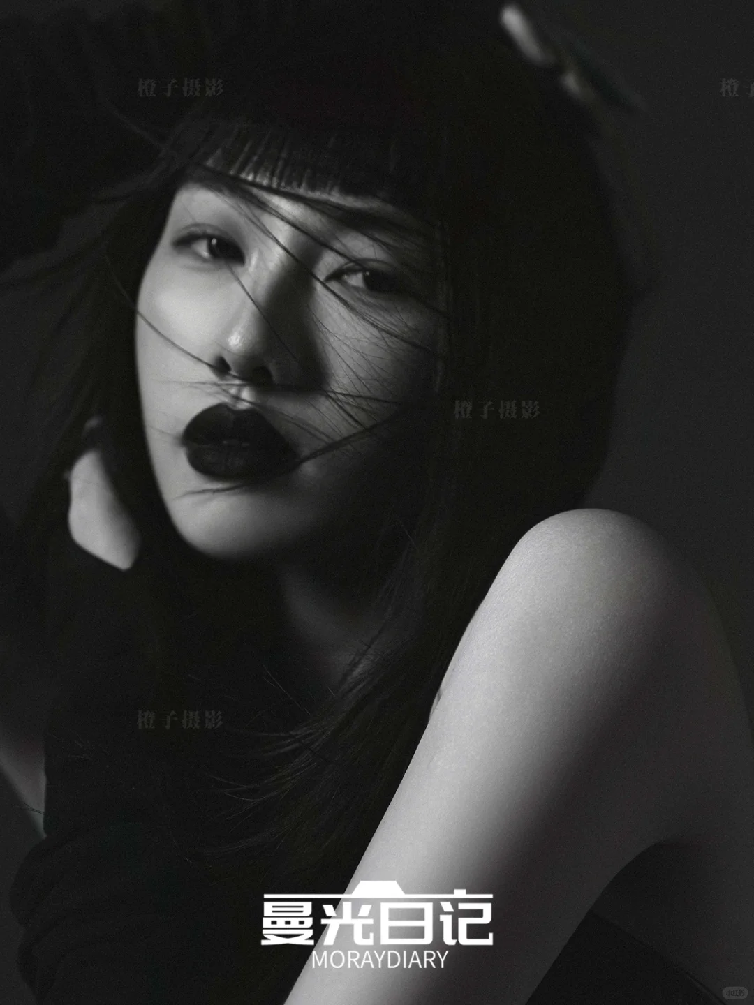 冷冽性感黑白质感肖像|北京写真