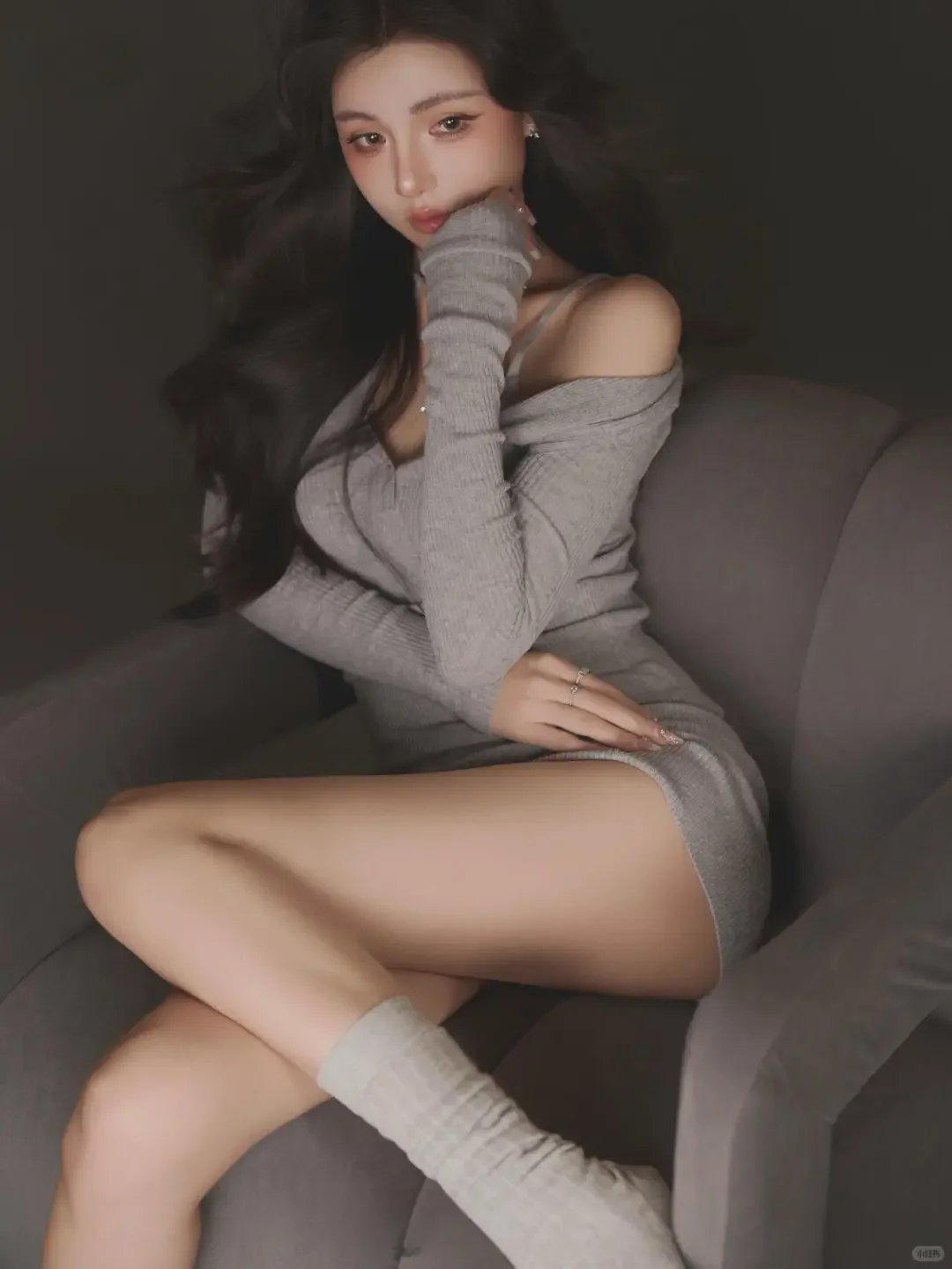 韩系柔情白月光☁️氛围感纯欲御姐写真