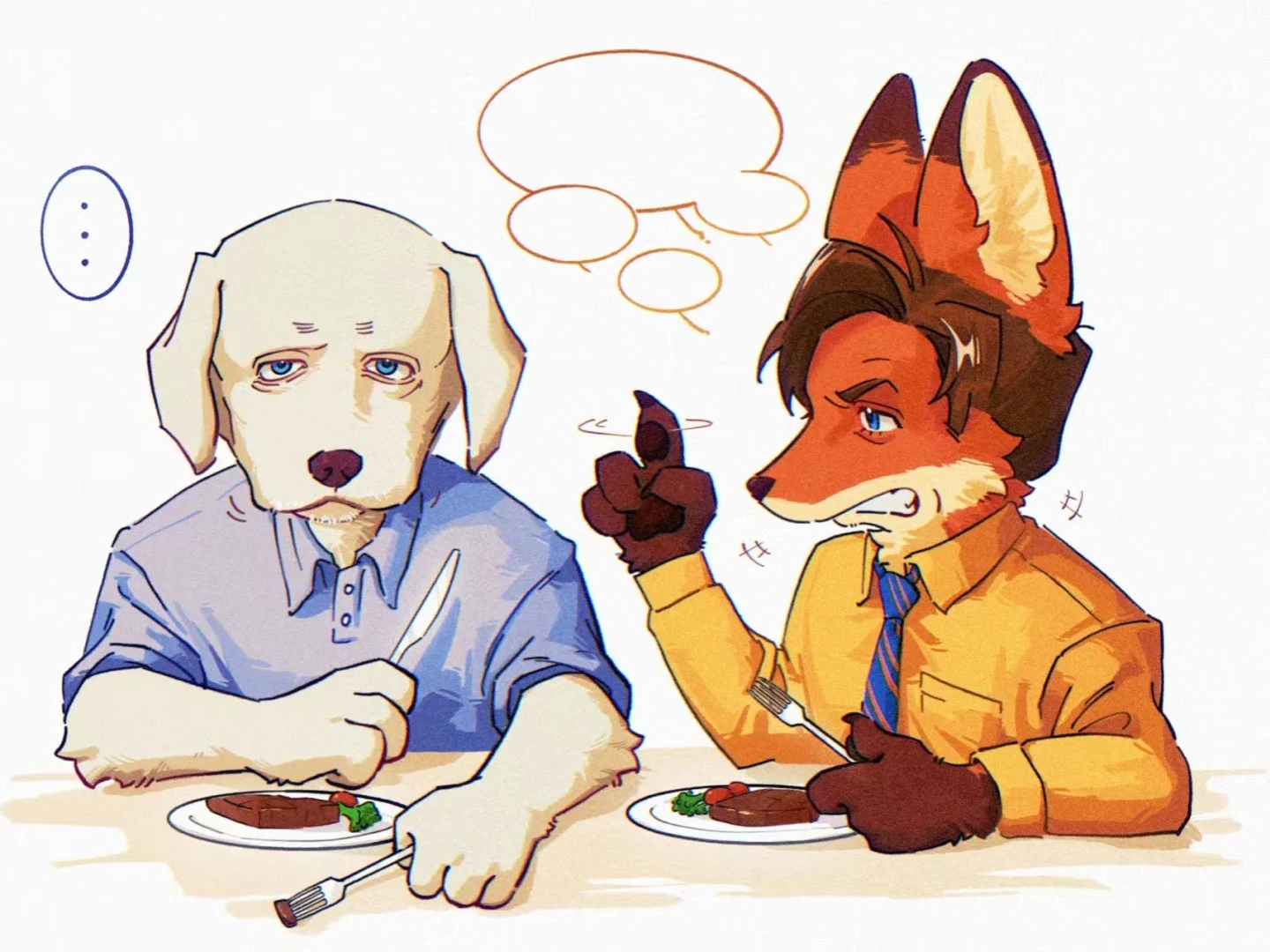 这期又是谁定制的老狗狐狸约饭——