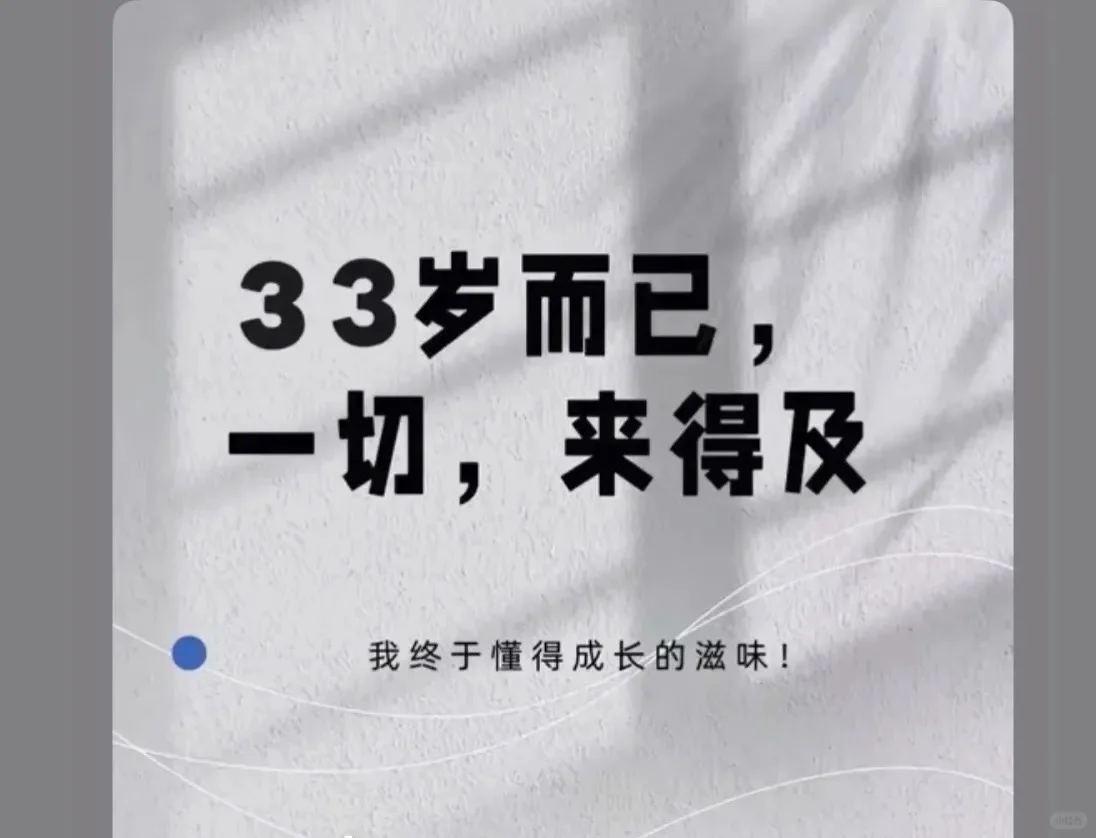 《写给三十三岁的自己》